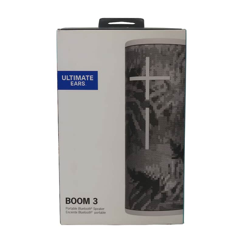 Beats Solo 4 Wireless On-Ear Headphones (Black & Gold) + Ultimate Ears BOOM 3 Portable Wireless Bluetooth Speaker (Jungle Grey)