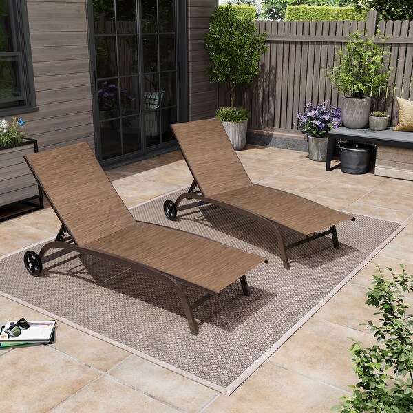 metal chaise lounge chairs with wheels
