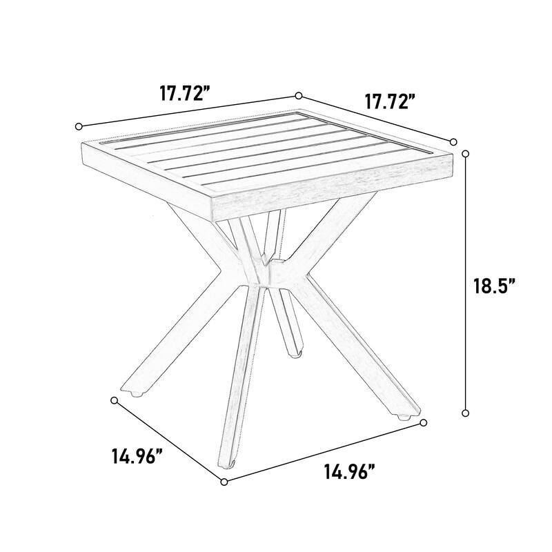 Aluminium Cast table