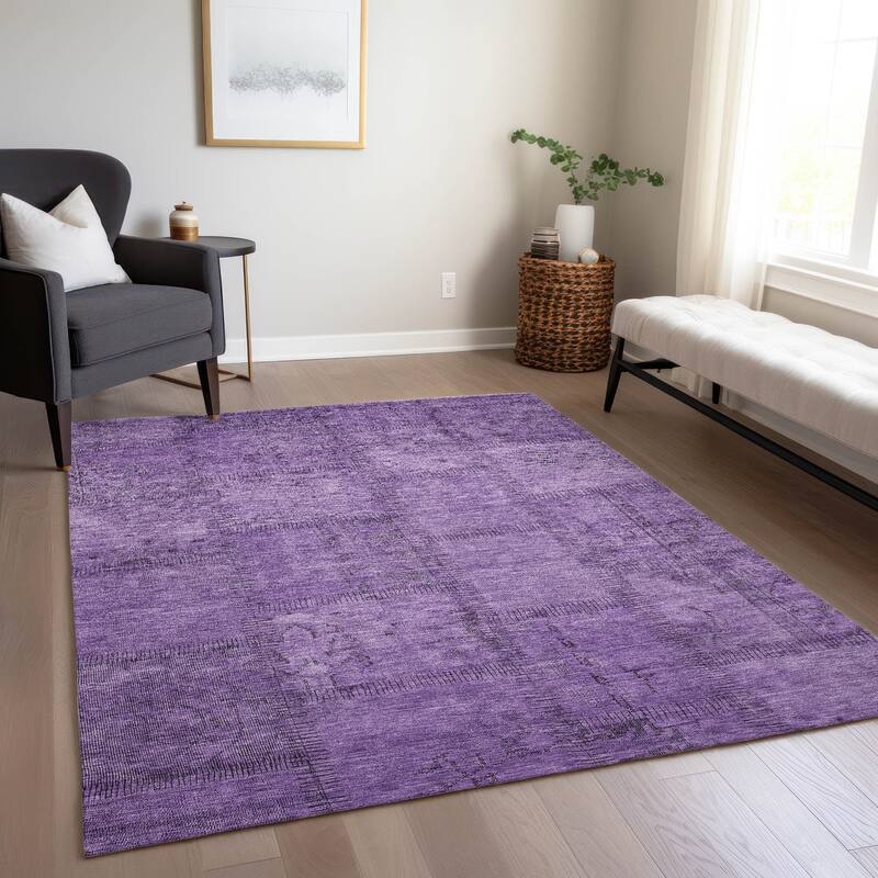 Machine Washable Indoor/ Outdoor Chantille Boho Moroccan Rug