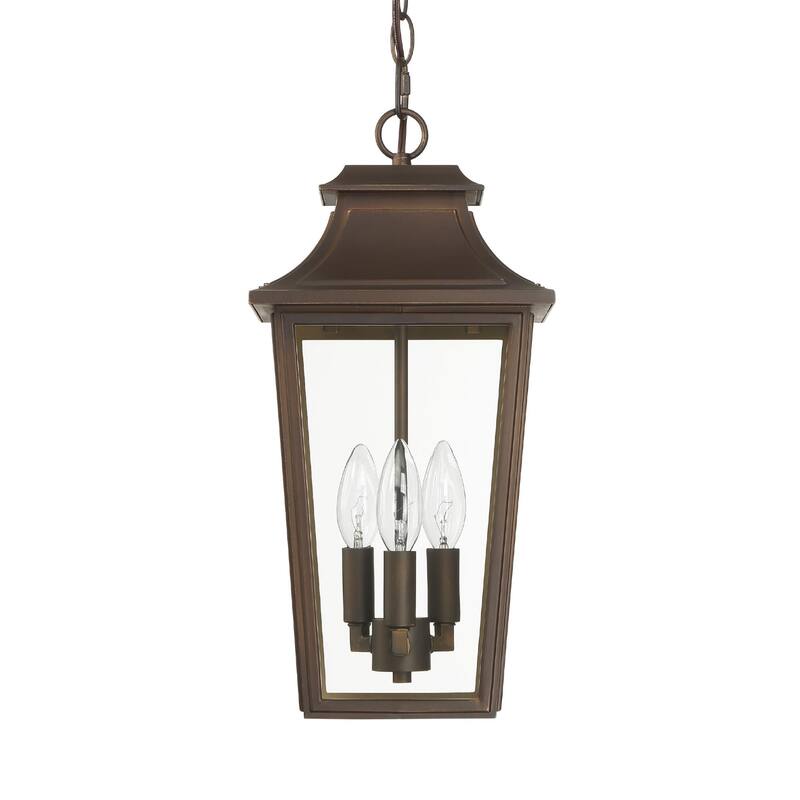 Hunter Spring Cove Outdoor 3 Light 17 Inch Pendant - Traditional - Entryways, Porches, or Outdoor Gathering Spaces