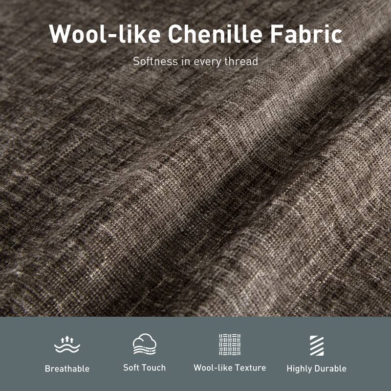 MAISON ARTS 2-Piece Living Room Sofa Set, Comfy 3/4/5-Seater Modular Loveseat & Armchair with Throw Pillows