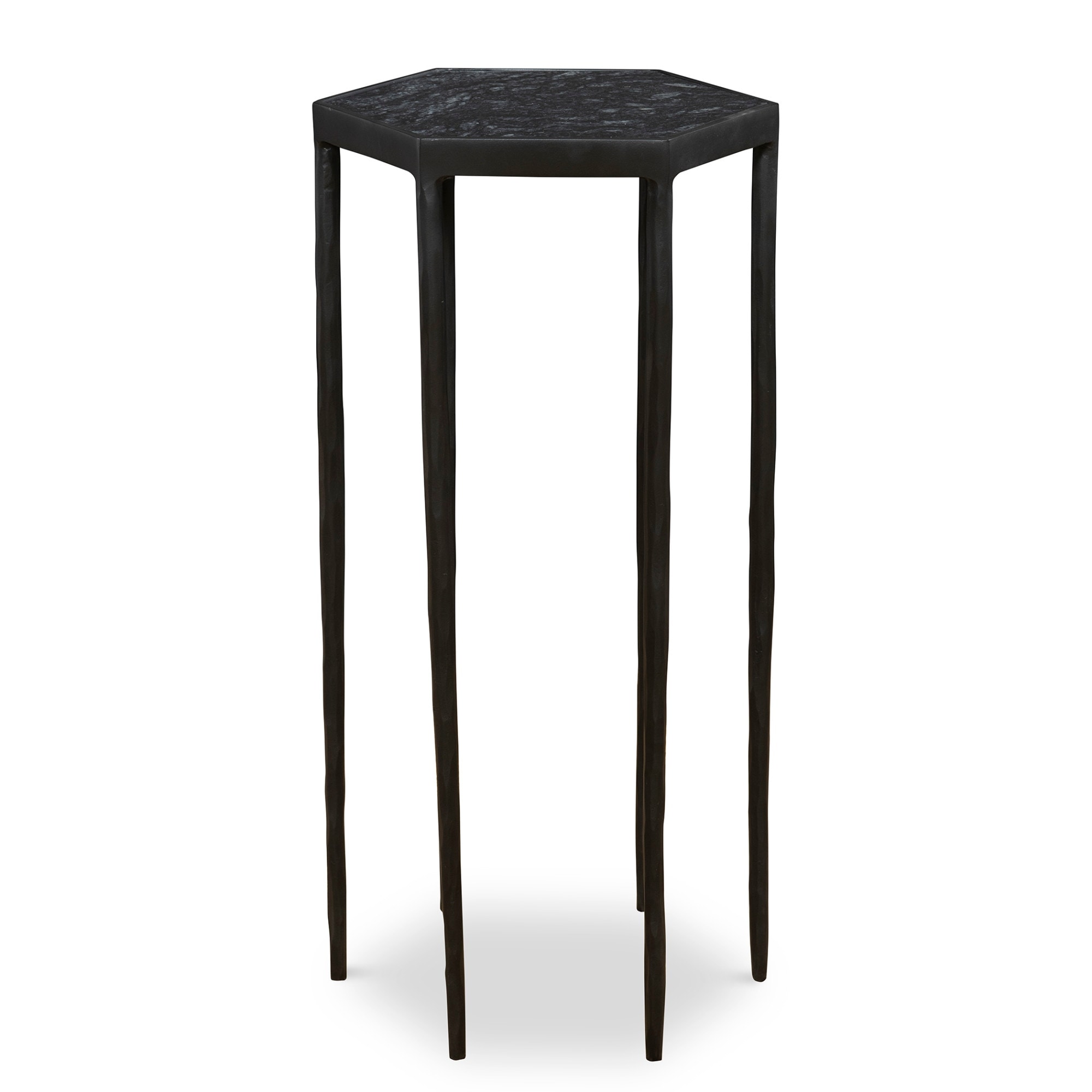 Uttermost 25881 10.5" Wide Iron and Marble End Table