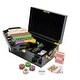 preview thumbnail 2 of 3, 500Ct Claysmith Gold Rush Chip Set in Mahogany Case