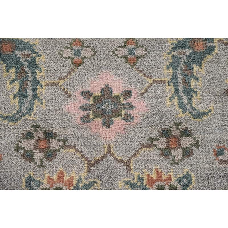 Heriz Serapi Accent Rug Handmade Wool Carpet - 4'0