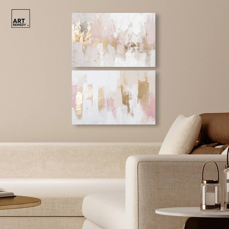 Rustic Elegance Set Canvas Set of 2 by Art Remedy, Gallery Wrapped