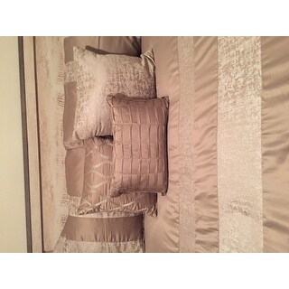 Shop Madison Park Elicia Taupe 7 Piece Chenille Jacquard