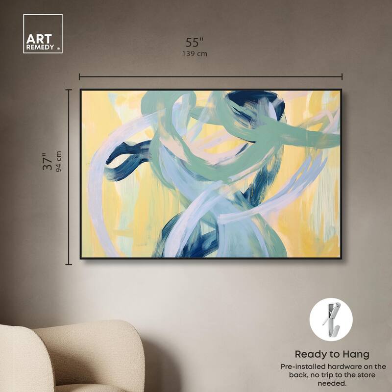 Entangled Embrace I Canvas by Art Remedy