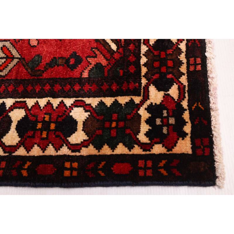 ECARPETGALLERY Hand-knotted Kayseri Vintage Red Wool Rug - 5'3 x 6'10