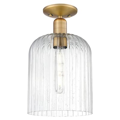 Innovations Lighting 716-1C-G559-8SDY Bridal Veil 8" Wide Semi-Flush