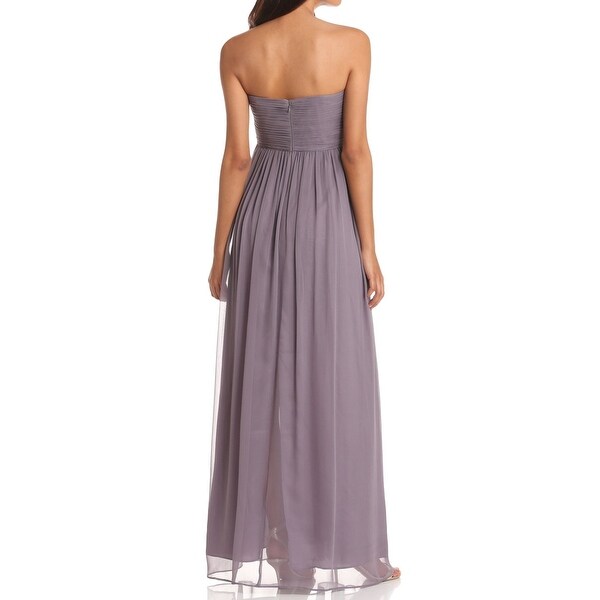 donna morgan purple dress
