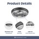 preview thumbnail 3 of 33, Prominence Home Madalyn, Flushmount Light Fixture