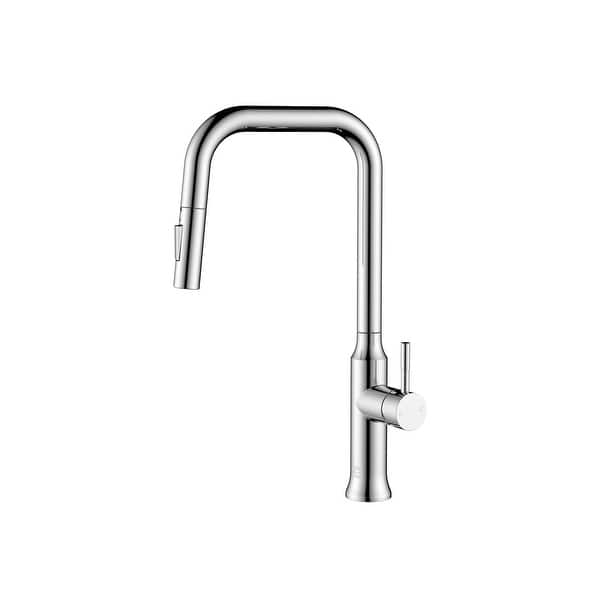 slide 2 of 11, Elegant Lighting FAK-311 Noor 1.8 GPM Single Hole Pull Down Kitchen Chrome