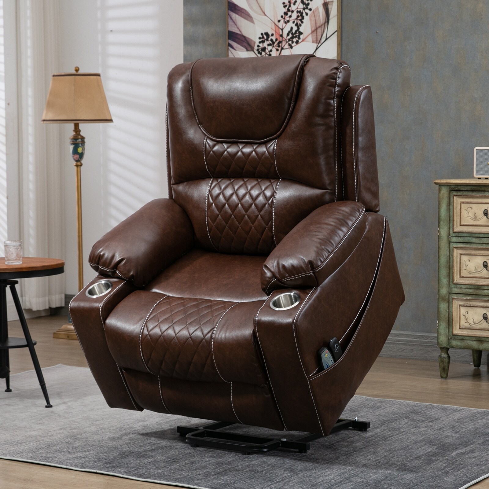 Oversized Velvet Heated Recliner Chairs Bed Bath Beyond