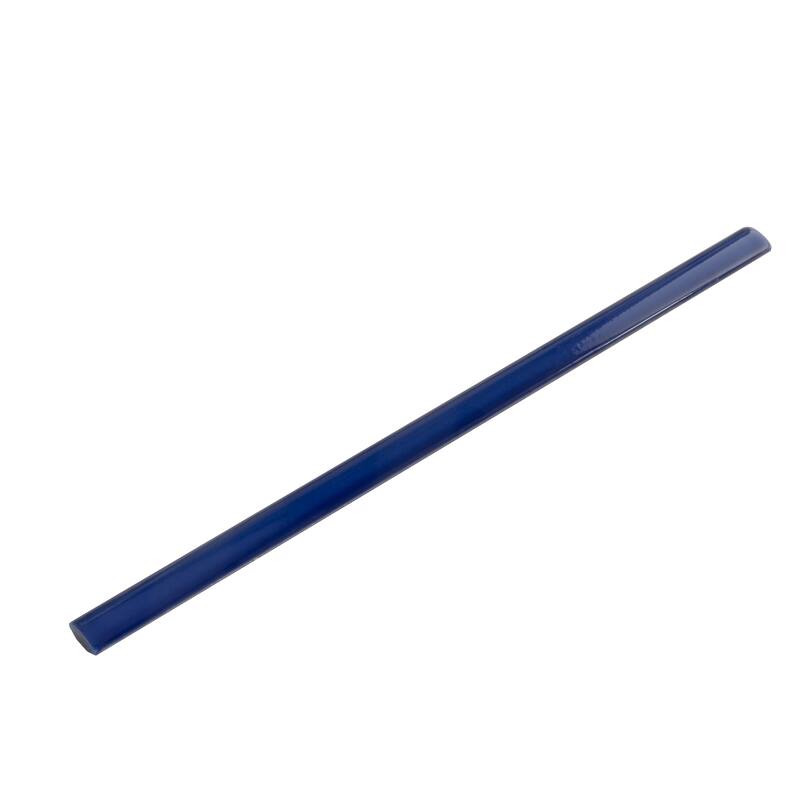 Apollo tile 0.6" x 12" Terralis Glossy Royal Blue Porcelain Tile (0.5 sq ft/case) - 10 Pack