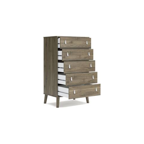Ashley Furniture Aprilyn Honey 5 Drawer Chest