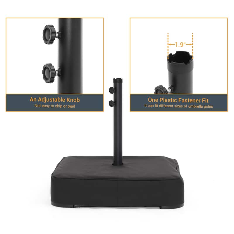 LIVOOSUN 320LBs Umbrella Weight Base Be Used for 8-12FT Patio Umbrella
