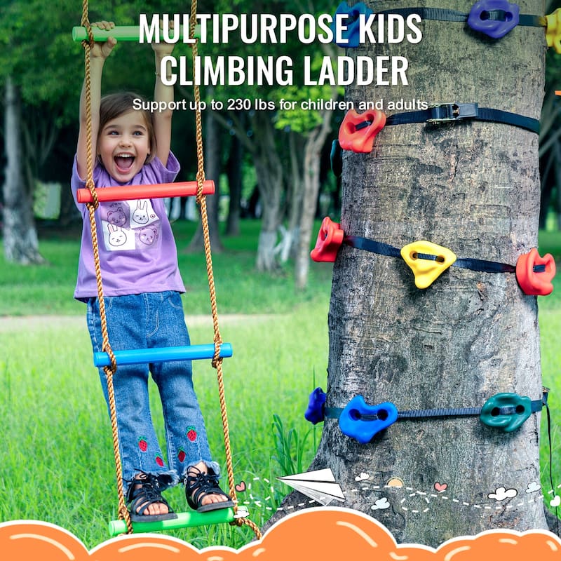 Ninja Tree Climbing Kit for Outdoor Ninja Warrior Obstacle Training