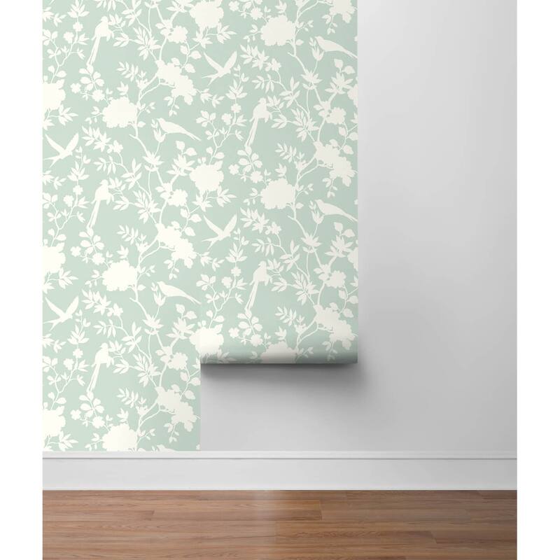 Luxe Haven Mono Toile Peel and Stick Wallpaper