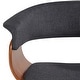 preview thumbnail 7 of 5, Mid-Century Fabric and Bentwood Accent/Dining Chair