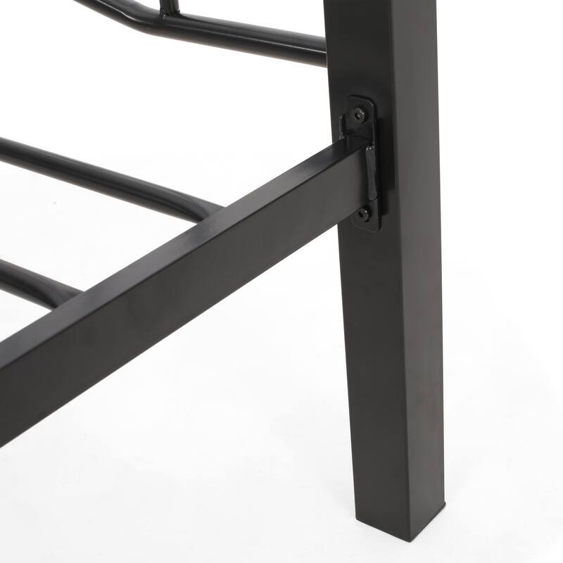 Bouvardia Contemporary Iron Bed Frame by Christopher Knight Home