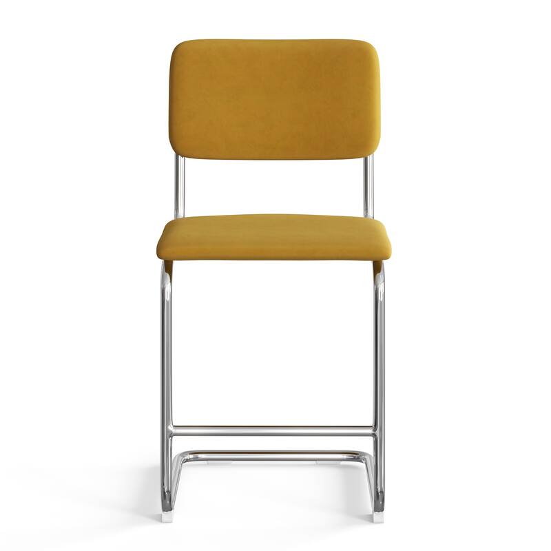 Hayward Velvet Counter Height Stool (Set of 2)
