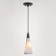 preview thumbnail 6 of 9, Vaxcel Lighting P0409 Milano 4" Wide Mini Pendant with Marble Glass