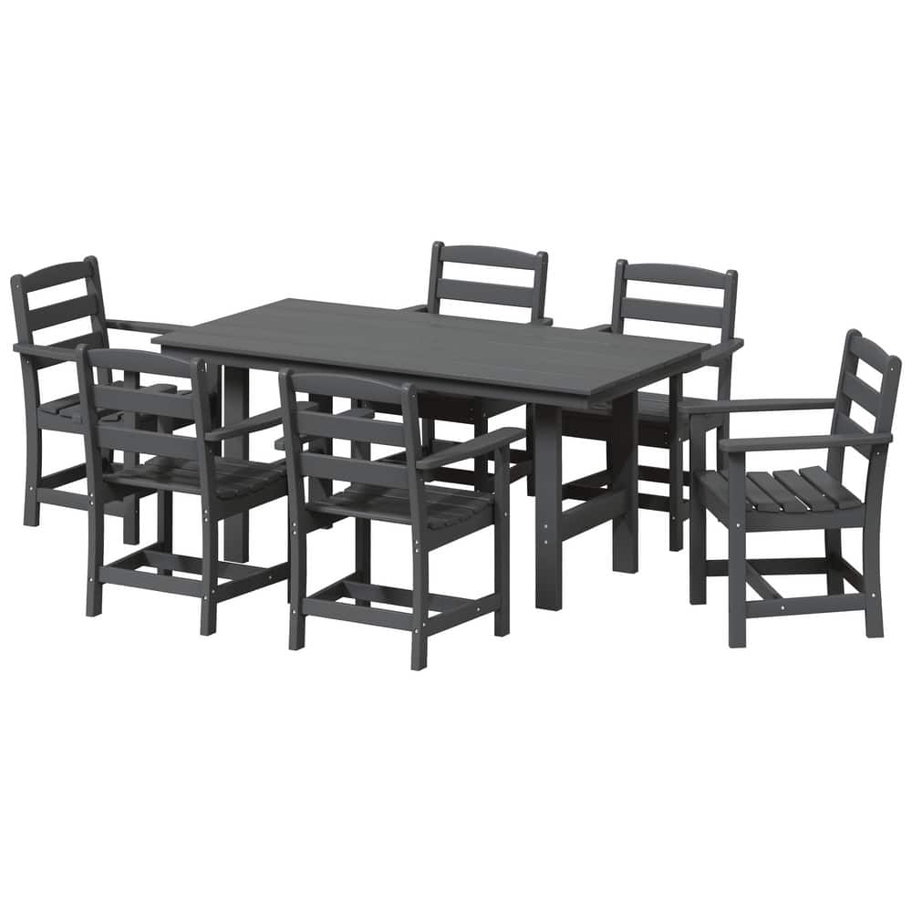 Shoreside 7-Piece Arm Chair Dining Set