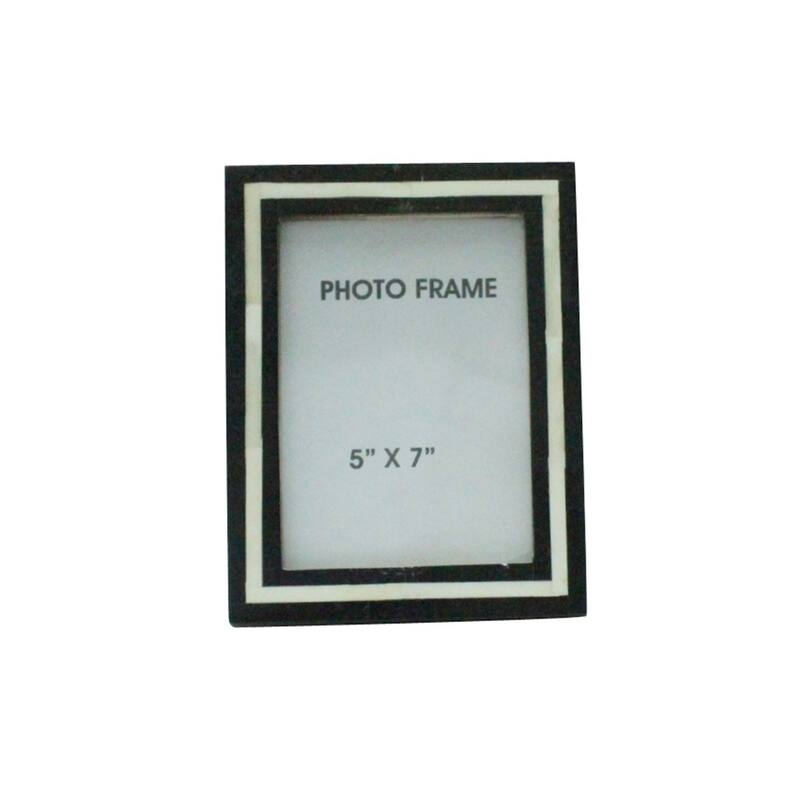 Line Frame Black & White - BLACK & WHITE - 8.5x6.5x.75