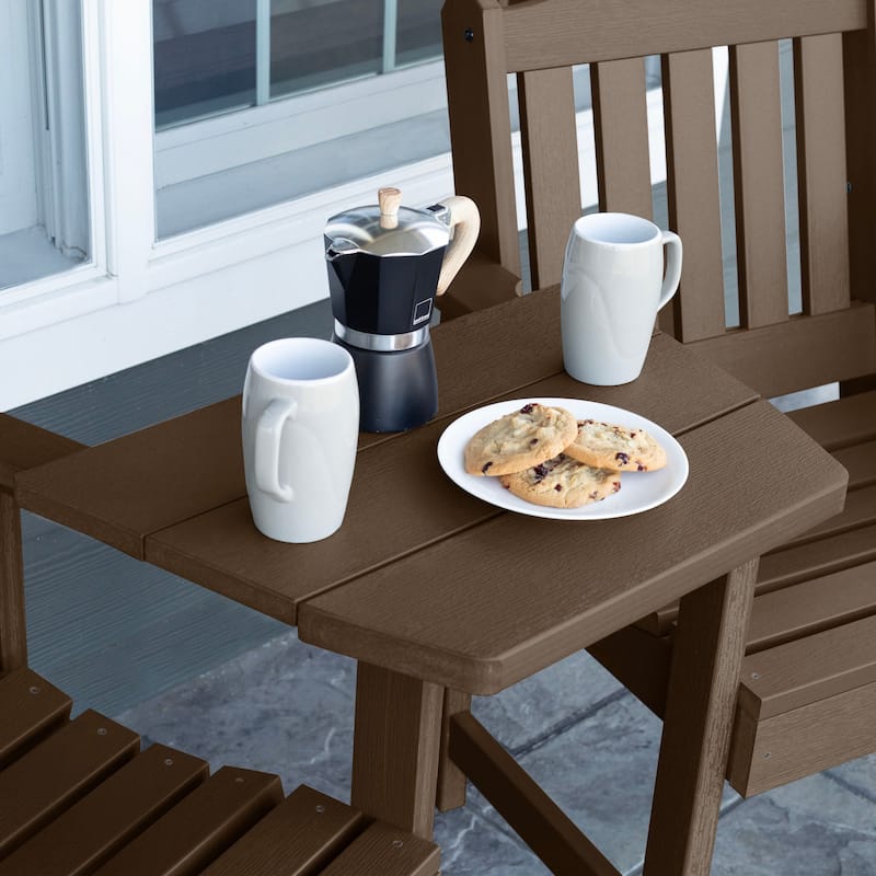 HIGHWOOD Eco-Friendly Adirondack Tete-a-Tete Connecting Table