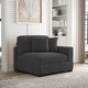 preview thumbnail 187 of 190, Modern Modular Sectional Sofa Corduroy Chaise Lounges Right Facing - Grey Armchair