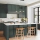 preview thumbnail 14 of 19, Modern Minimalist 3/5-Light Black Gold LED Chandelier Linear Kitchen Island Pendant Lights for Dining Room