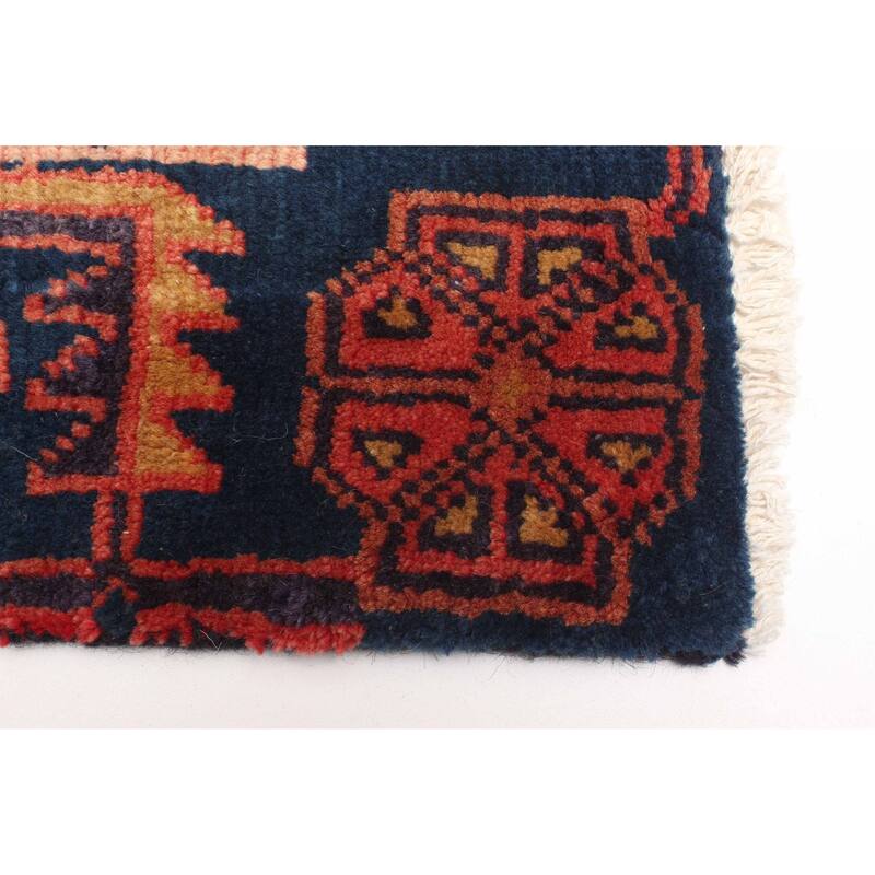 ECARPETGALLERY Hand-knotted Melis Vintage Red Wool Rug - 4'11 x 5'9