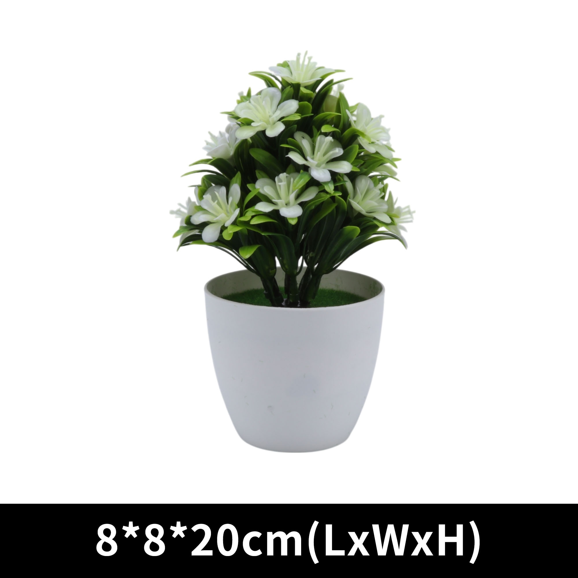 1 Pcs Fake Plants Five-Leaf Cinquefoil Plant Plastic Red 8x8x20cm
