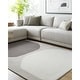 preview thumbnail 1 of 5, Livabliss Rossi Modern Abstract Area Rug Grey - 2' x 3'