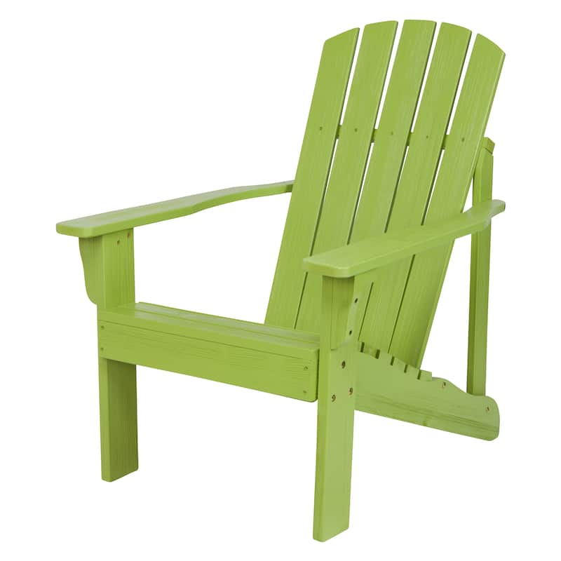 Laguna Hydro-Tex Outdoor Patio Adirondack Wood Chair - Green