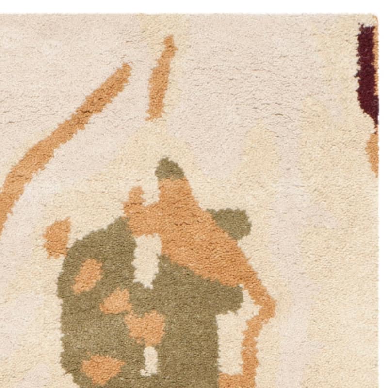 SAFAVIEH Handmade Bella Pavuna Modern Floral Wool Rug
