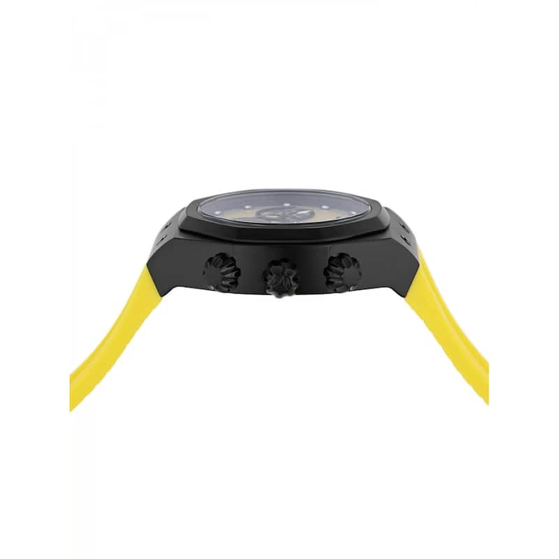 Technomarine Men's TM-523002 Reef Quartz Black, Yellow Dial Watch