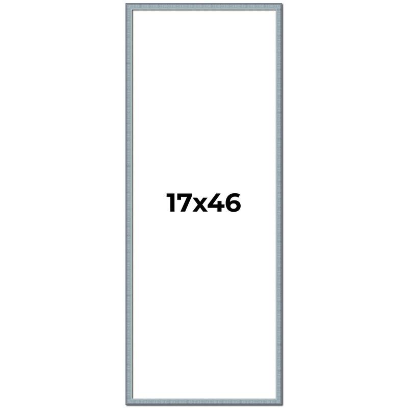 17x46 Frame Rustic Sky Blue Solid Wood Picture Frame | 0.75 Inch