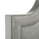 preview thumbnail 4 of 6, SAFAVIEH Theron Grey Bed (Full)