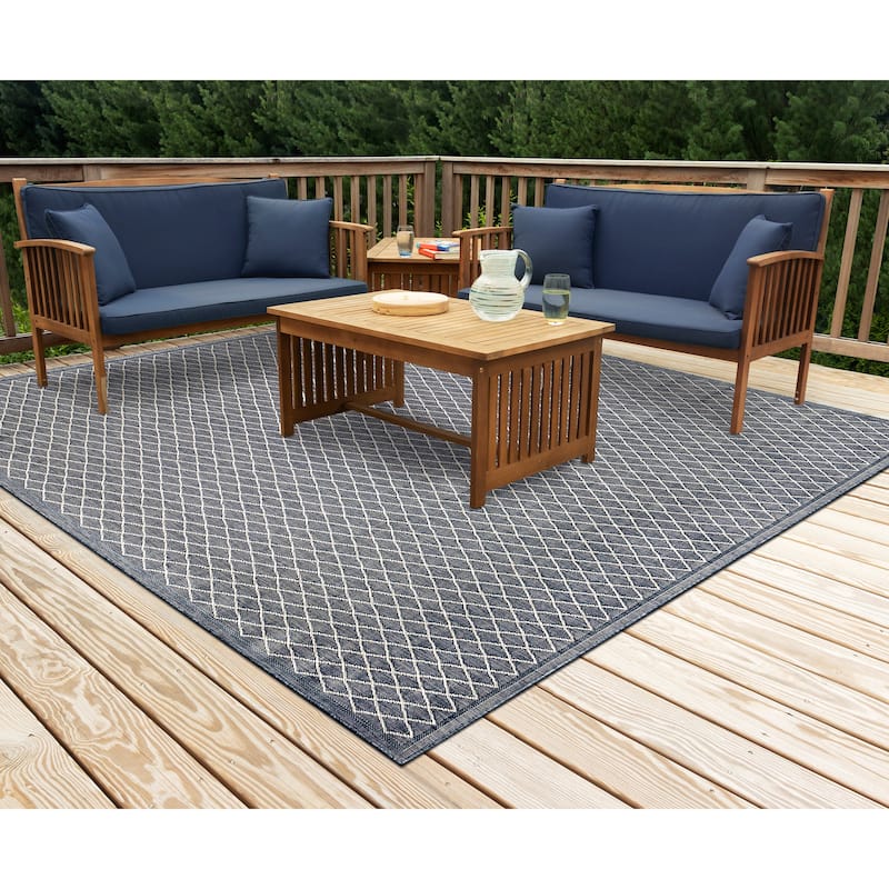 Liora Manne Carmel Diamonds Indoor/Outdoor Area Rug