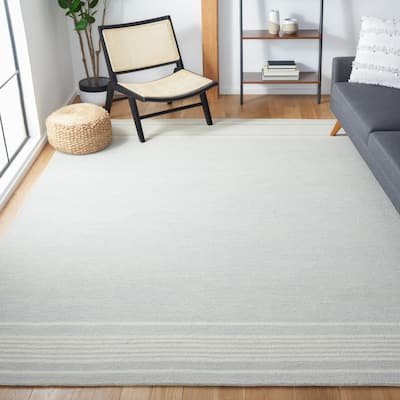 SAFAVIEH Handmade Metro Baudilia Stripe Wool Rug