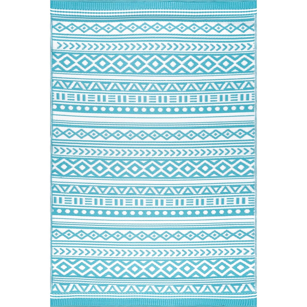 Sundown Beach Stripe Indoor/Outdoor Area Rug