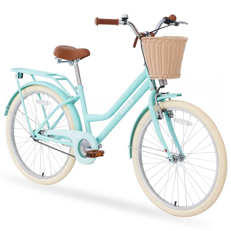 Steel Frame 24 inch wheel Bike - Mint Green