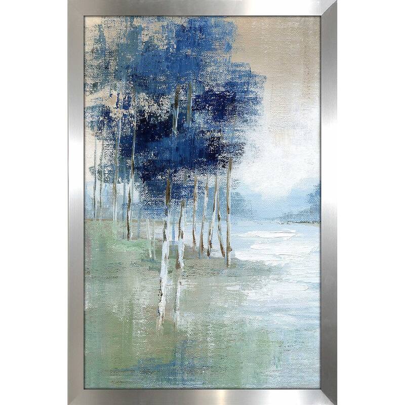 "Birch River II (Vertical)" by Nan Print on Acrylic