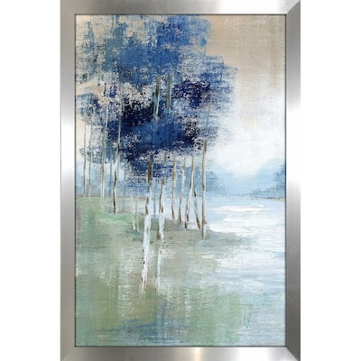 "Birch River II (Vertical)" by Nan Print on Acrylic