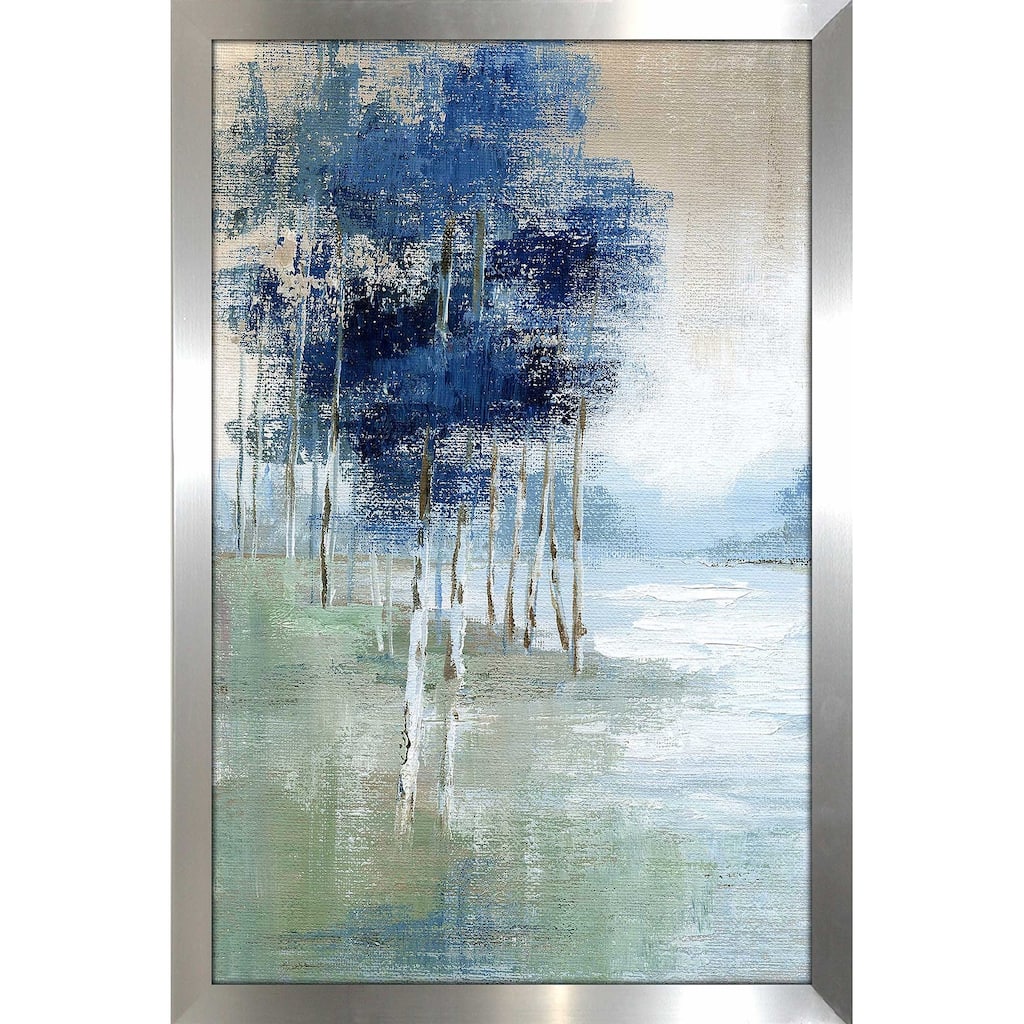 "Birch River II (Vertical)" by Nan Print on Acrylic