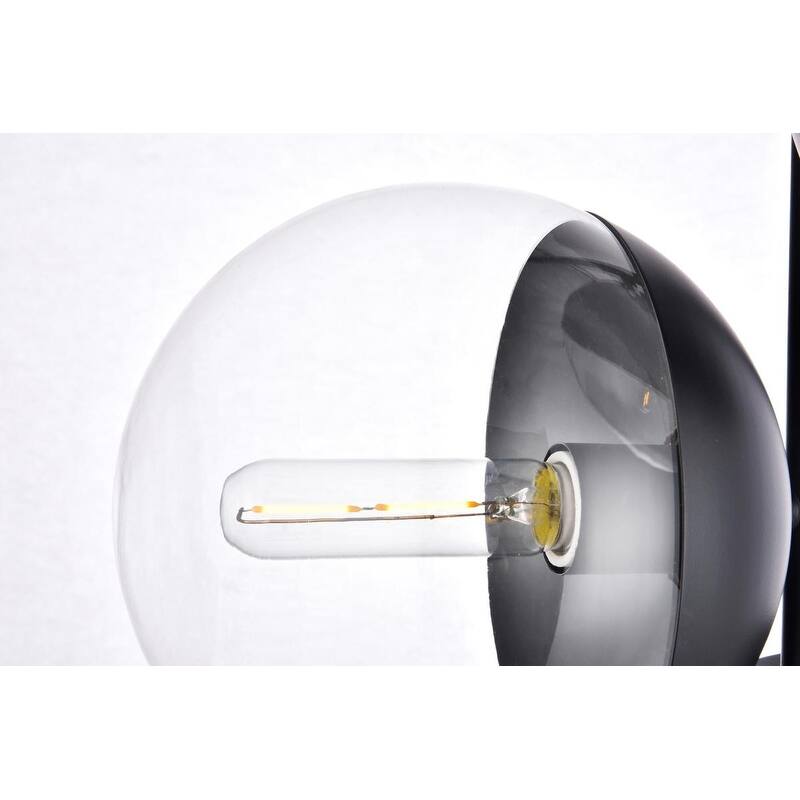 Mid-century Modern Clear Glass 3-light Floor Lamp