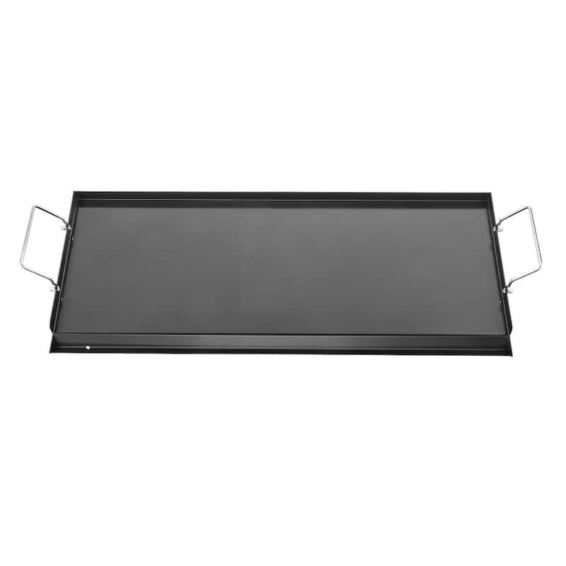 Anmytek Carbon Steel Flat Top Griddle Universal BBQ Grill Pan