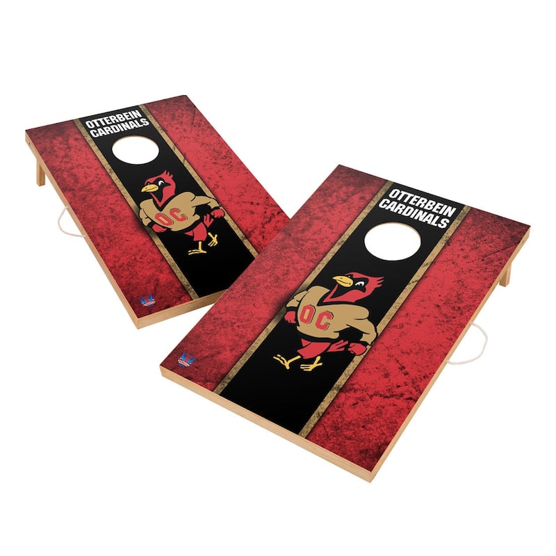 Vintage Otterbein University Cardinals Regulation 2x4 Cornhole Set